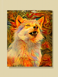 Colorful Wolf Jigsaw puzzle