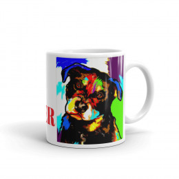 Dog Lover Custom Painting on a Mug