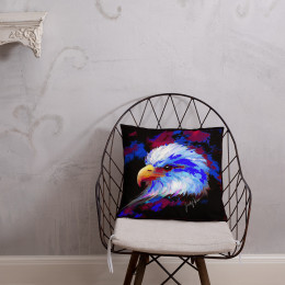 Eagle Painting Pillow