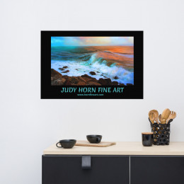 Ocean in Motion - Judy Horn Photo Poster